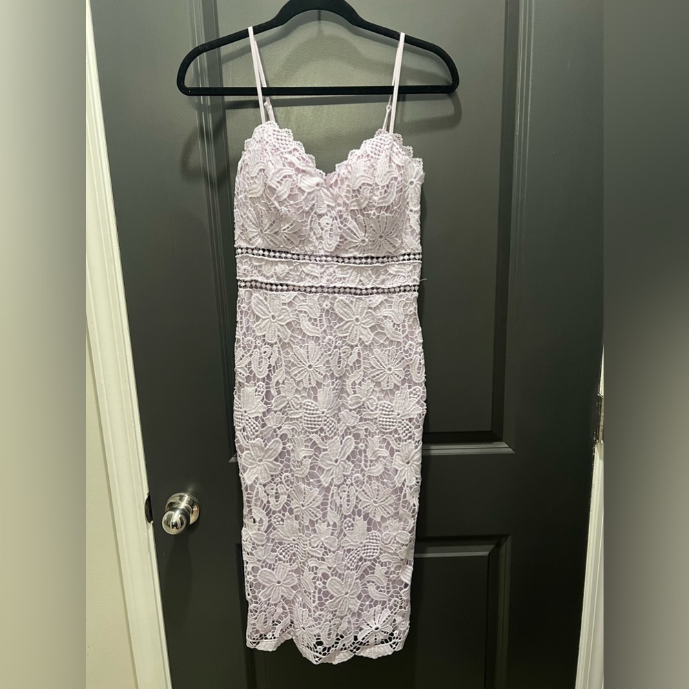 Lilac dress, size 4, worn once